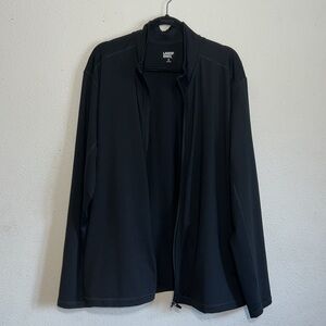 Lands End OEKO-TEX Black Outdoors Zip Up Jacket Size XL